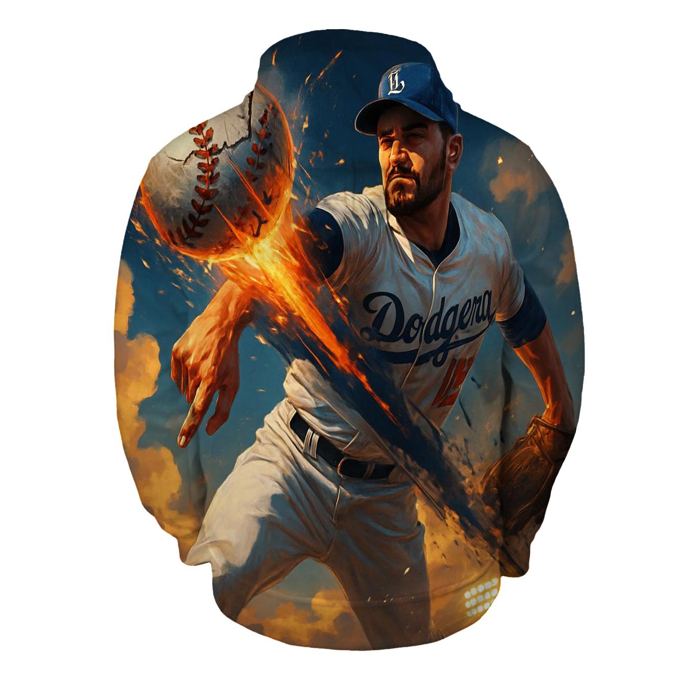 Sunset Fastball Surge zip-up hoodies