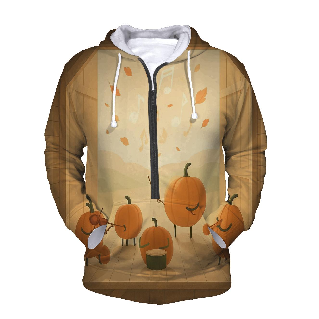 Sunlit Pumpkin Orchestra premium hoodies