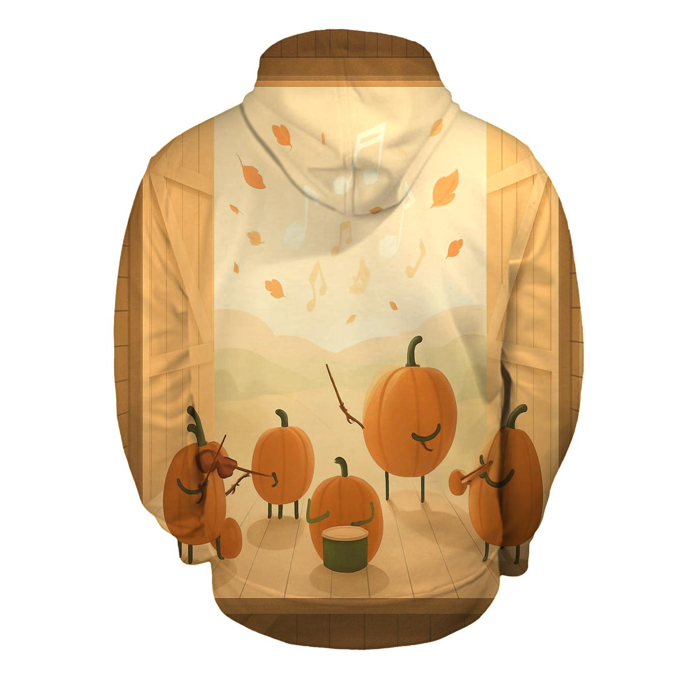 Sunlit Pumpkin Orchestra premium hoodies
