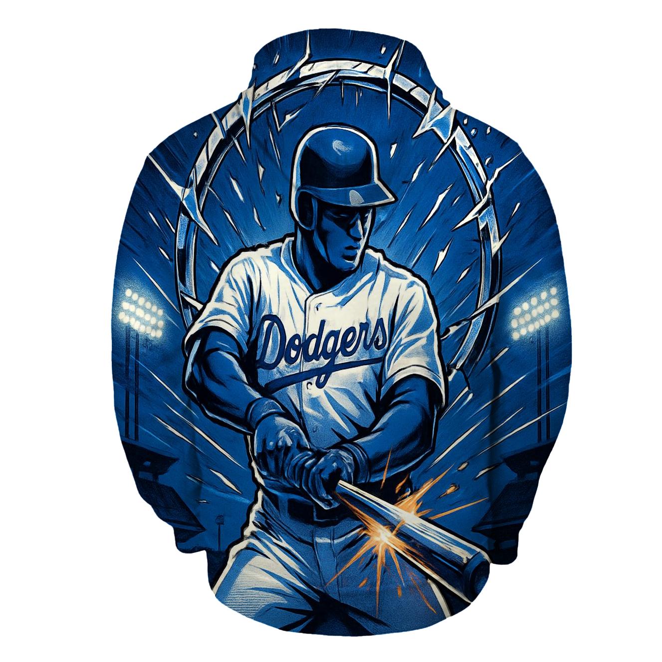 Chrome Batter Halo zip-up hoodies