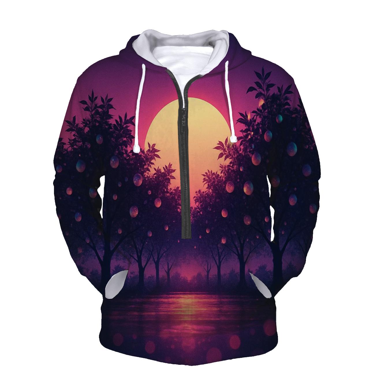 Midnight Orchard Glow hoodies fashion