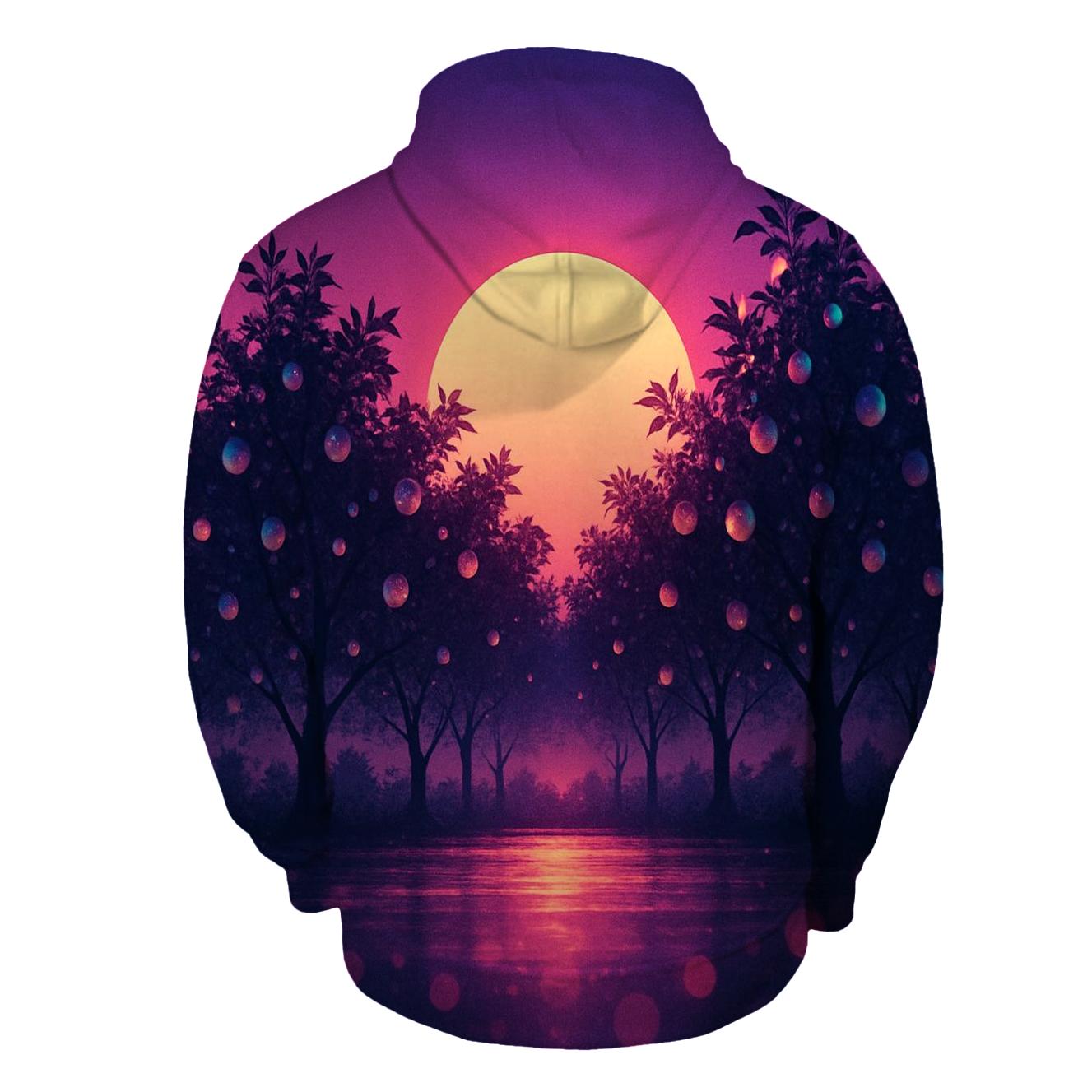 Midnight Orchard Glow hoodies fashion