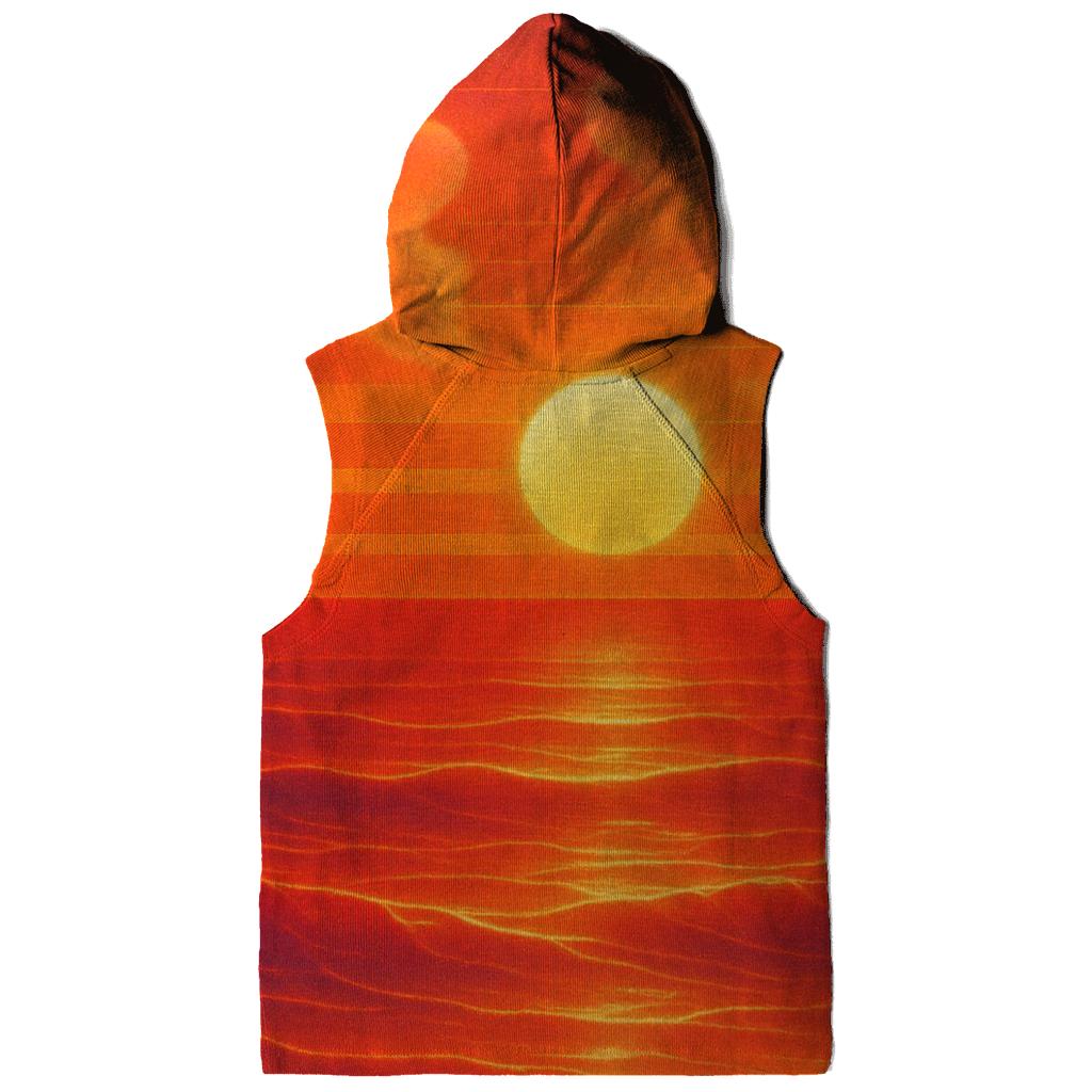 Vaporwave Sunset Drift heavyweight hoodies