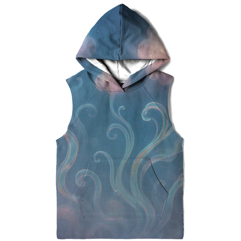 Iridescent Smoke Garden custom hoodies
