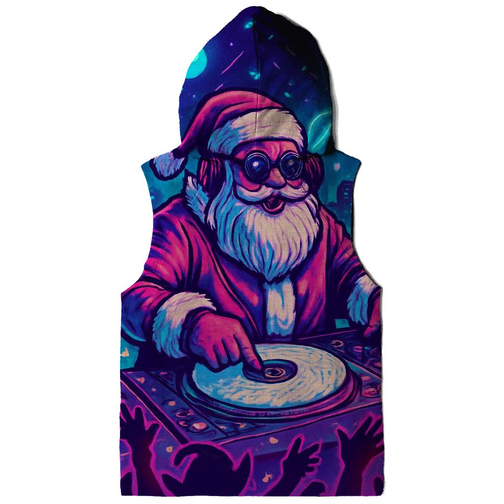 DJ Claus Winter Rave embroidered hoodies