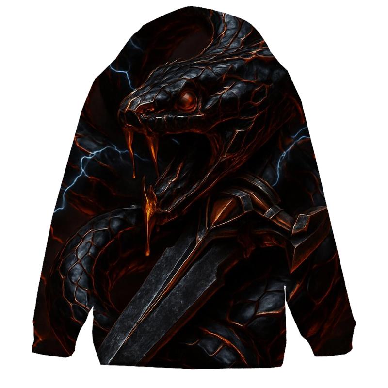 Serpent Of Starfire Dagger embroidered hoodies