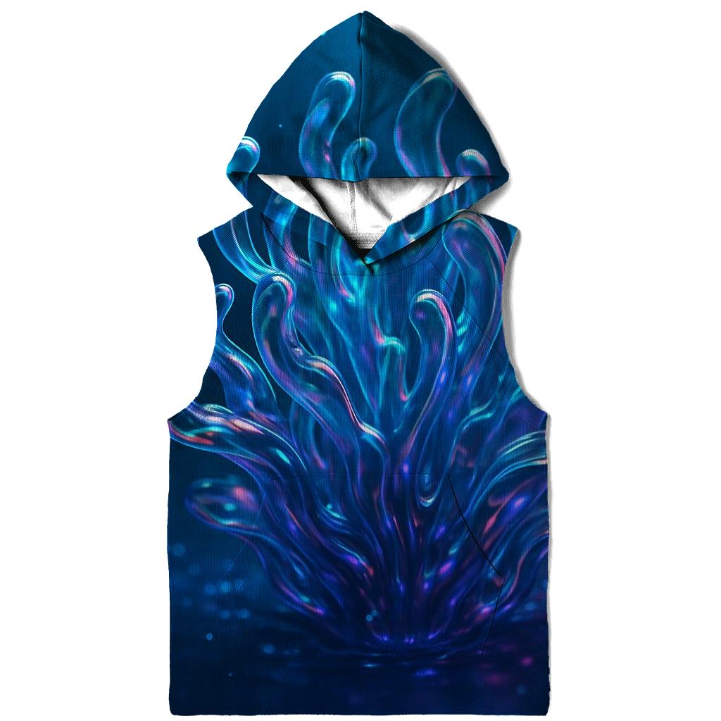 Starlit Coral Bloom custom hoodies