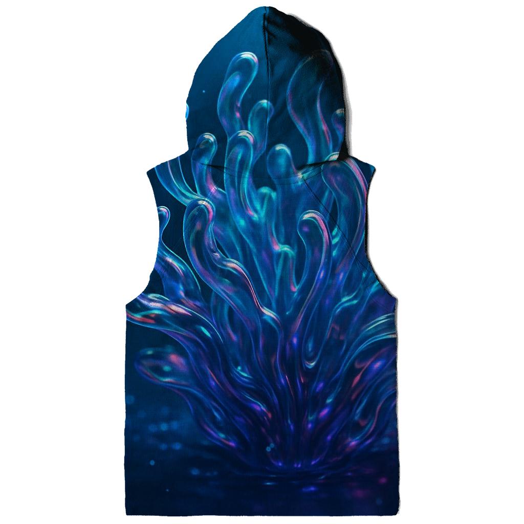 Starlit Coral Bloom custom hoodies