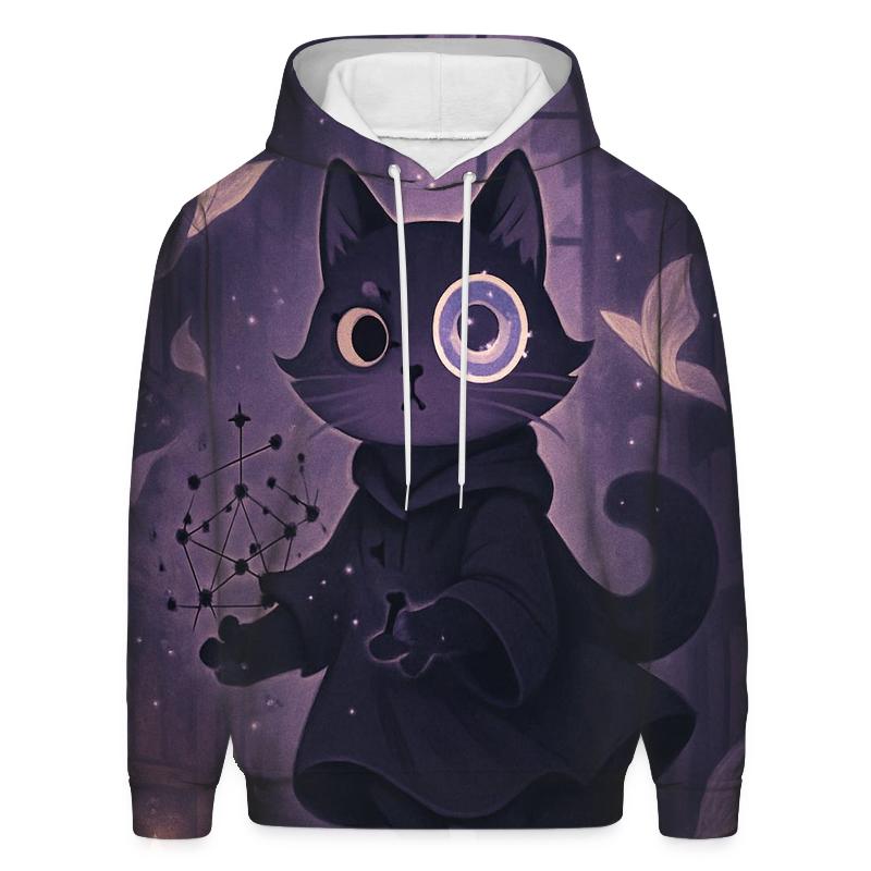 Phantom Library Cat pullover hoodies