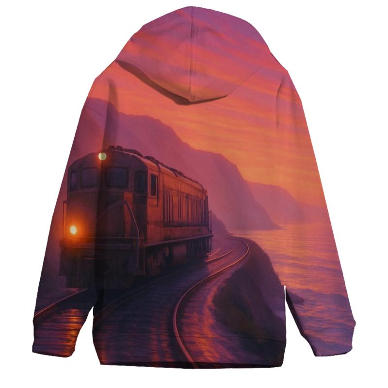 Dusklight Train Passage premium hoodies