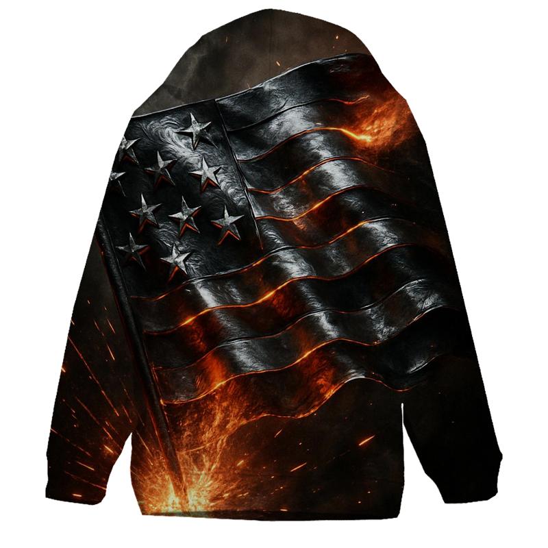 Chrome Flag Forge printed hoodies