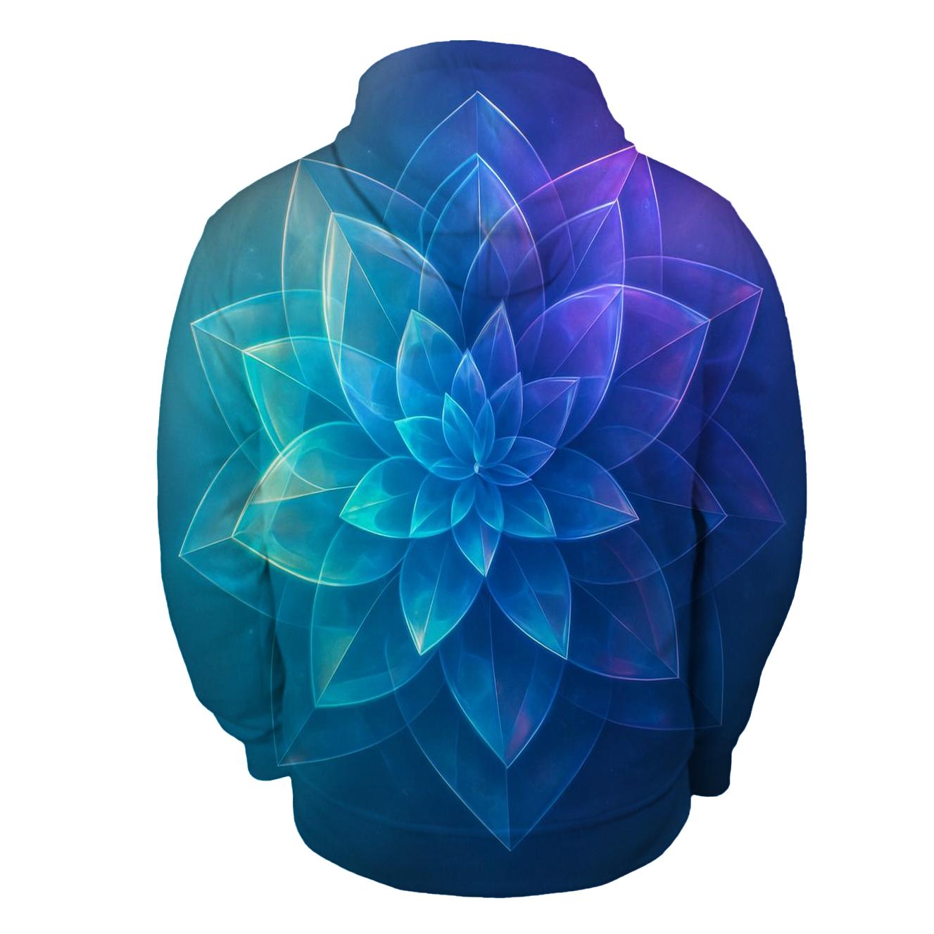 Chromatic Geometry Bloom printed hoodies