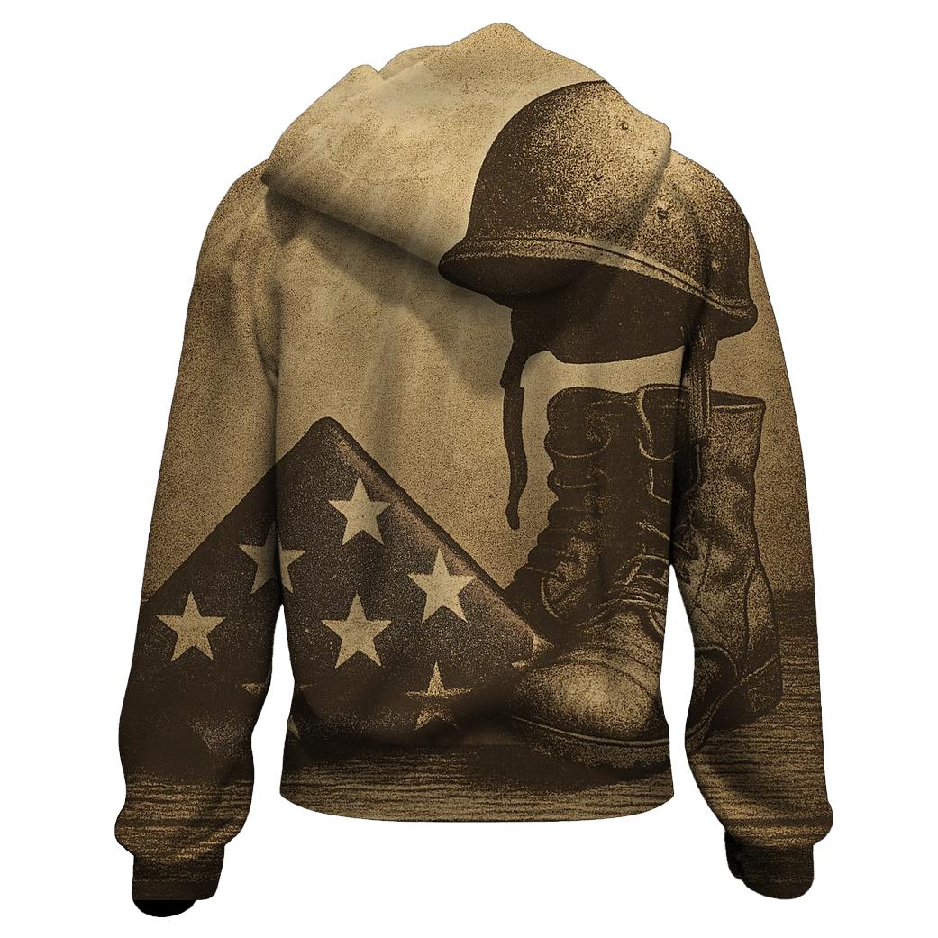 Folded Honor embroidered hoodies