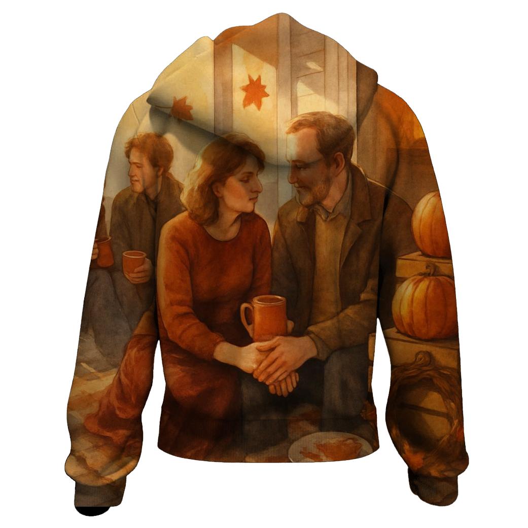 Golden Porch Gathering lightweight hoodies