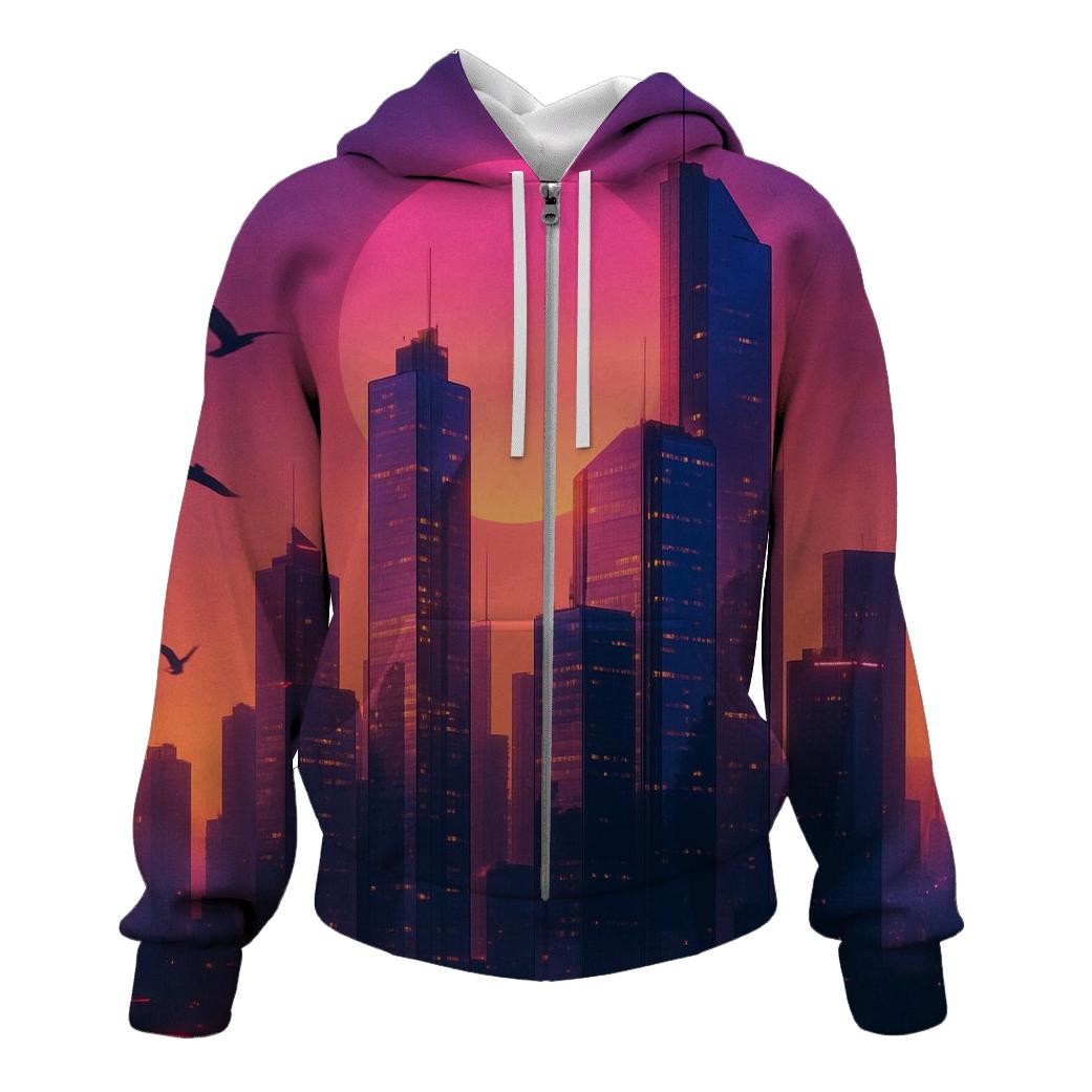 Violet Skyline Echo lightweight hoodies