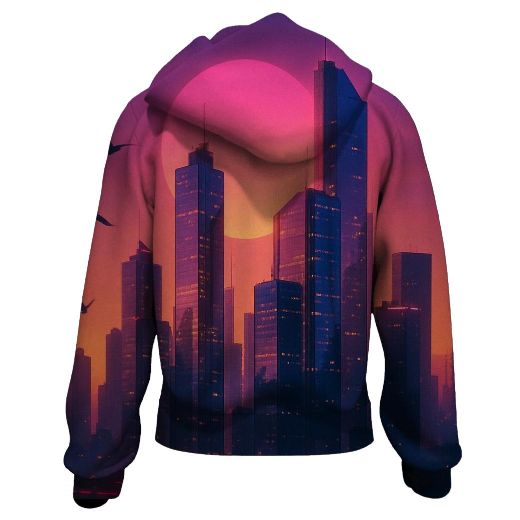 Violet Skyline Echo lightweight hoodies