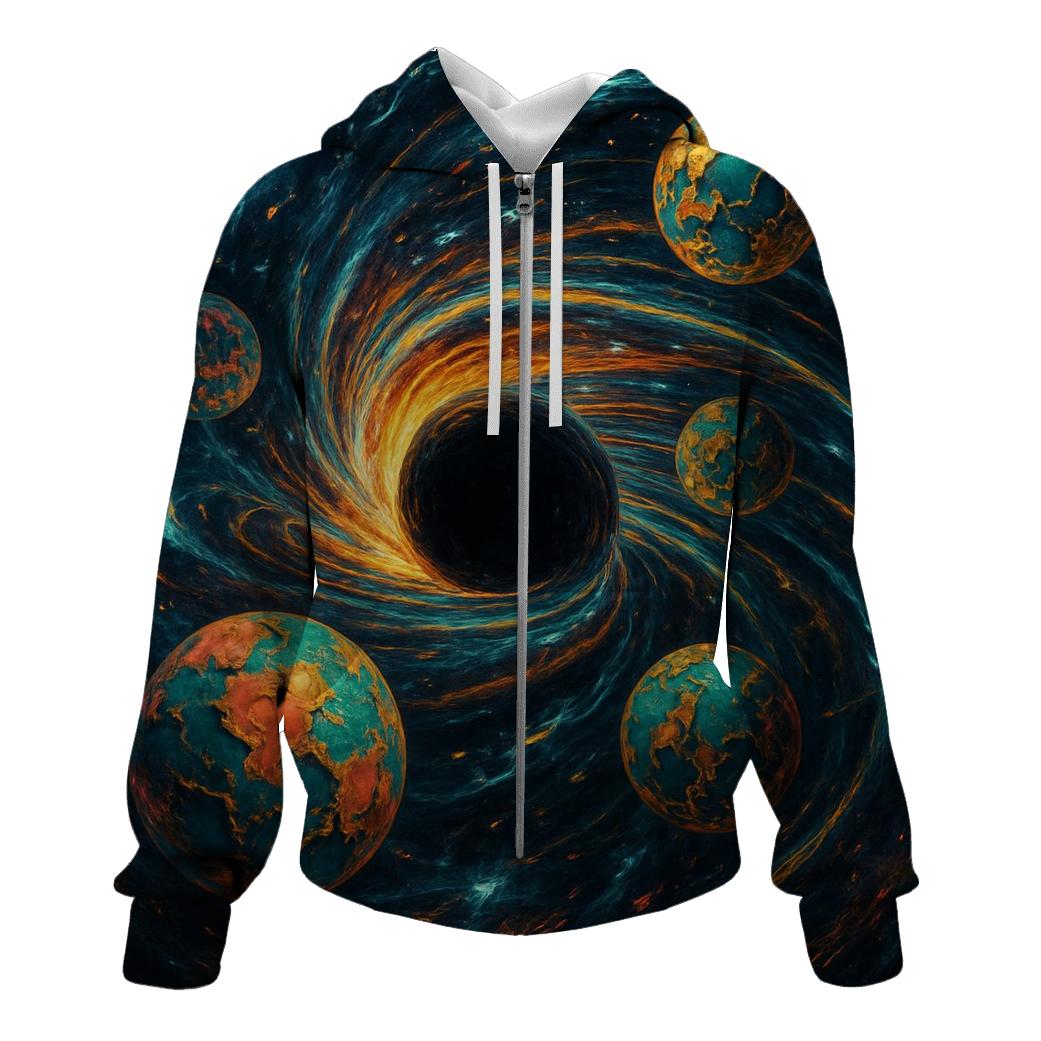 Chromatic Black Hole Carousel designer hoodies