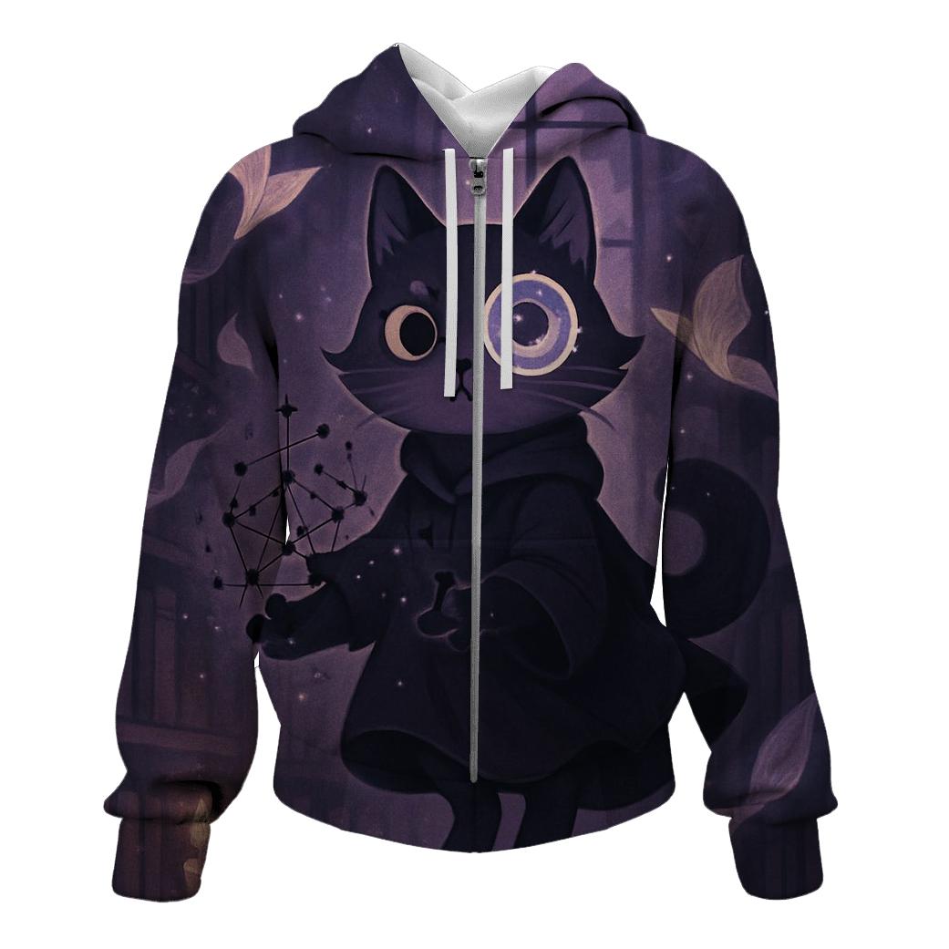 Phantom Library Cat heavyweight hoodies