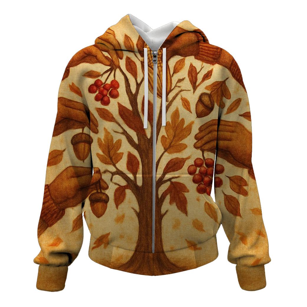 Thankful Tree Of Hands pullover hoodies
