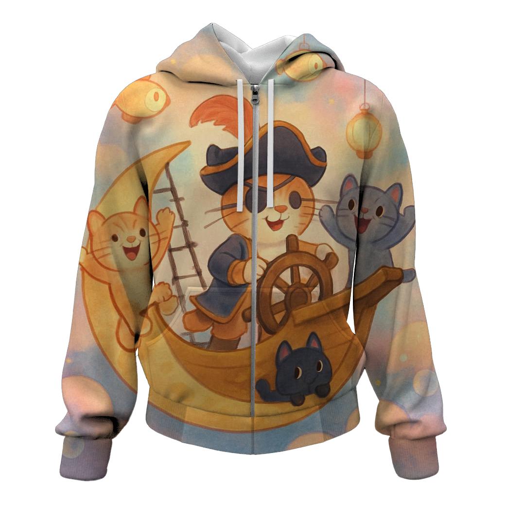 Dreamboat Cat Pirates hoodie designs