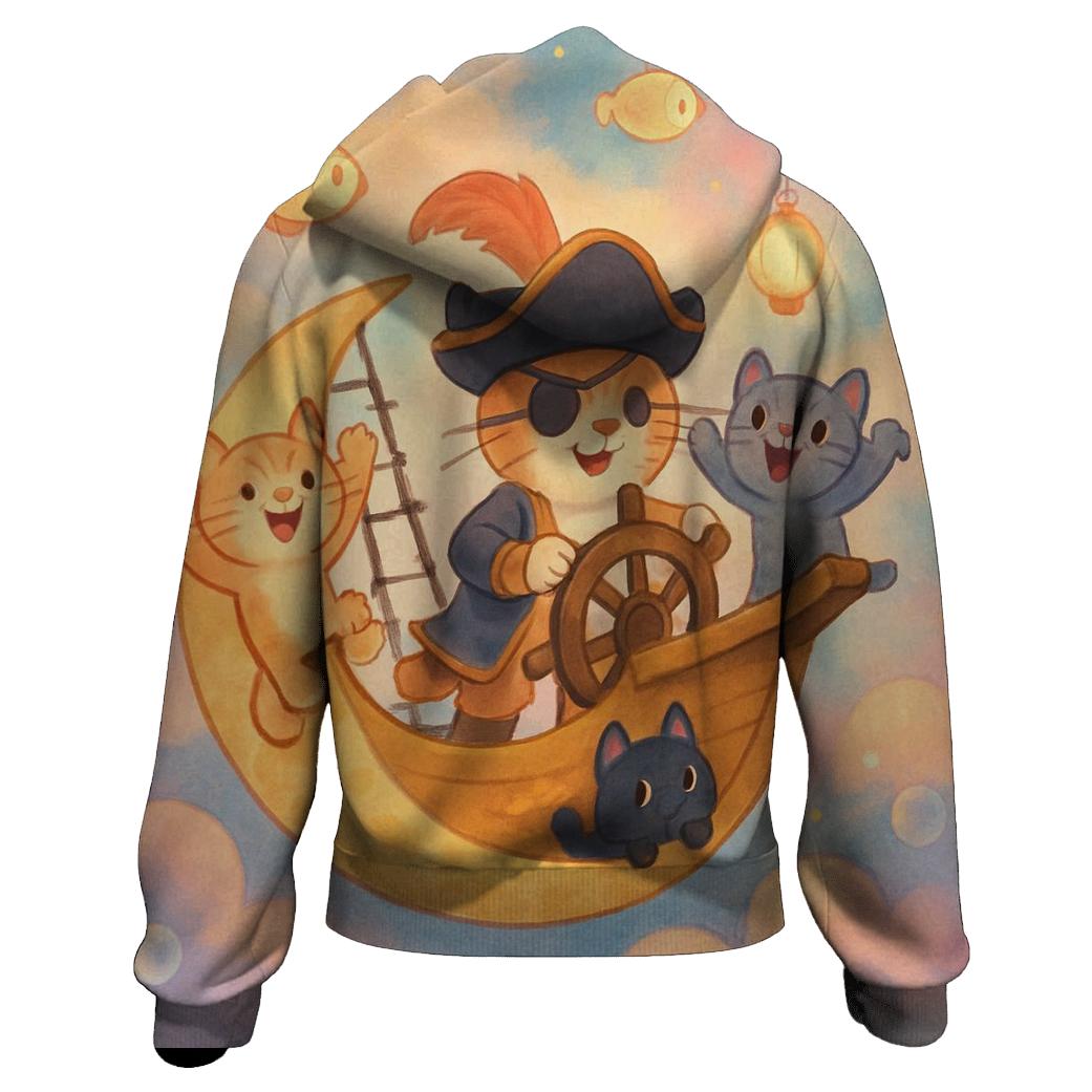 Dreamboat Cat Pirates hoodie designs