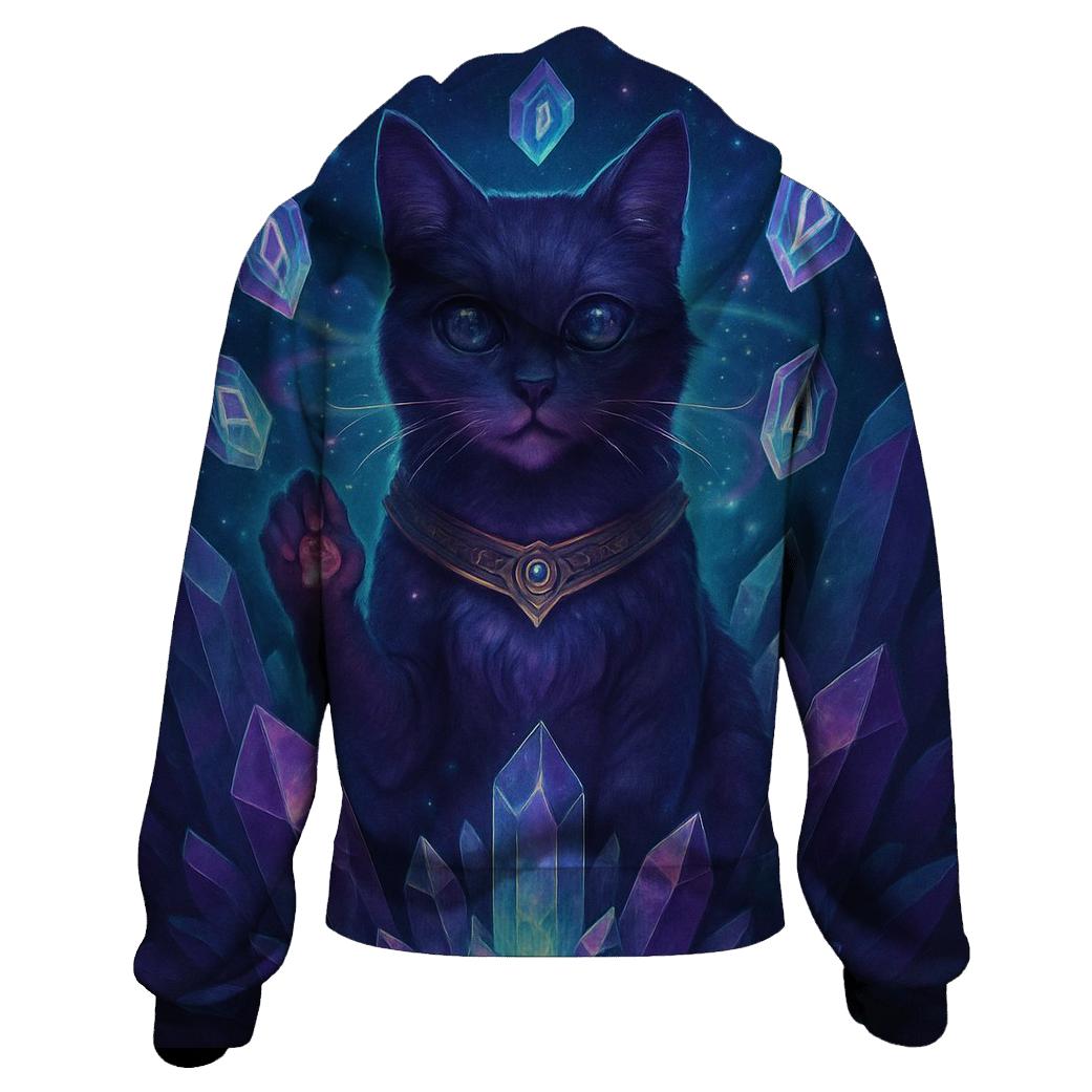 Crystal Oracle Cat hoodies fashion