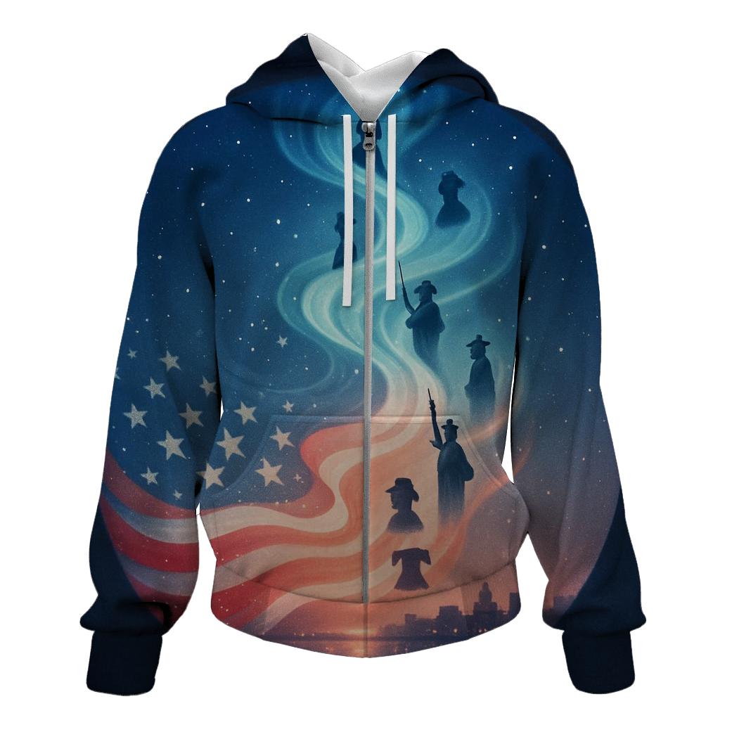 Aurora Flagflight pullover hoodies