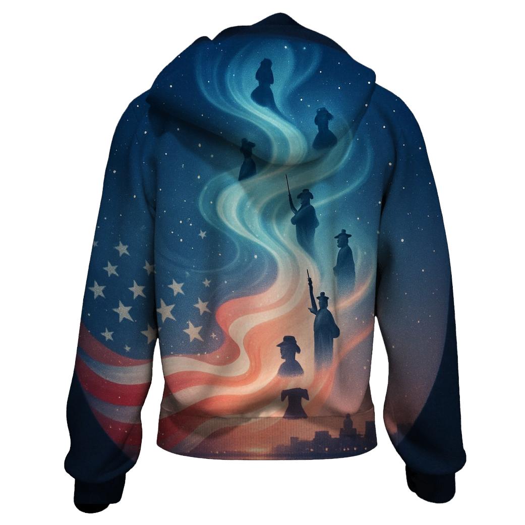 Aurora Flagflight pullover hoodies