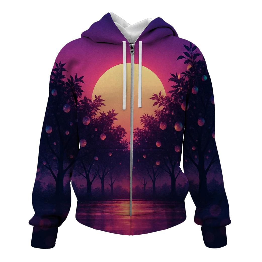 Midnight Orchard Glow premium hoodies