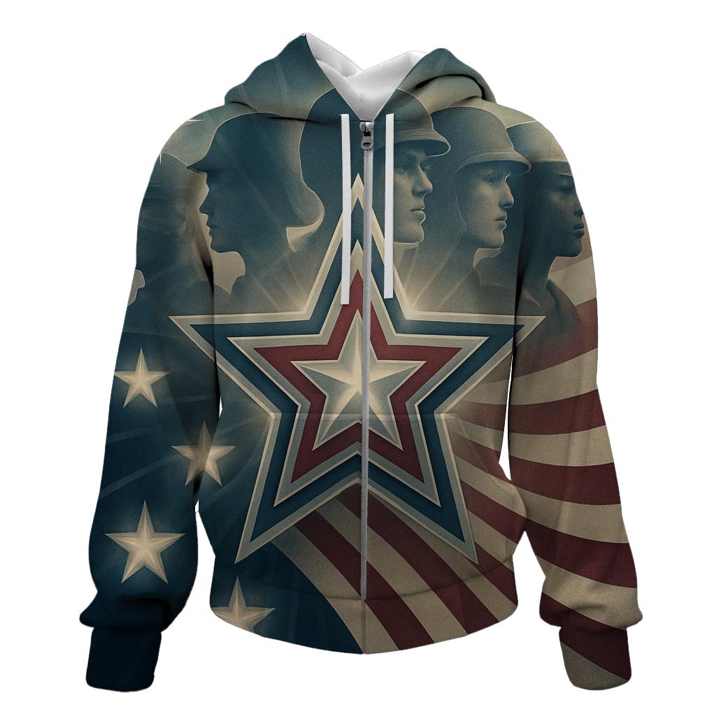 Stars Of Resolve graphic hoodies