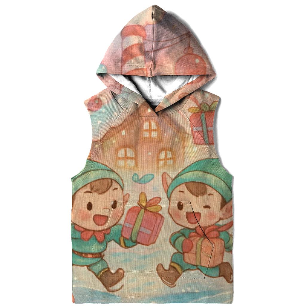 Elf Workshop Skate Rink designer hoodies