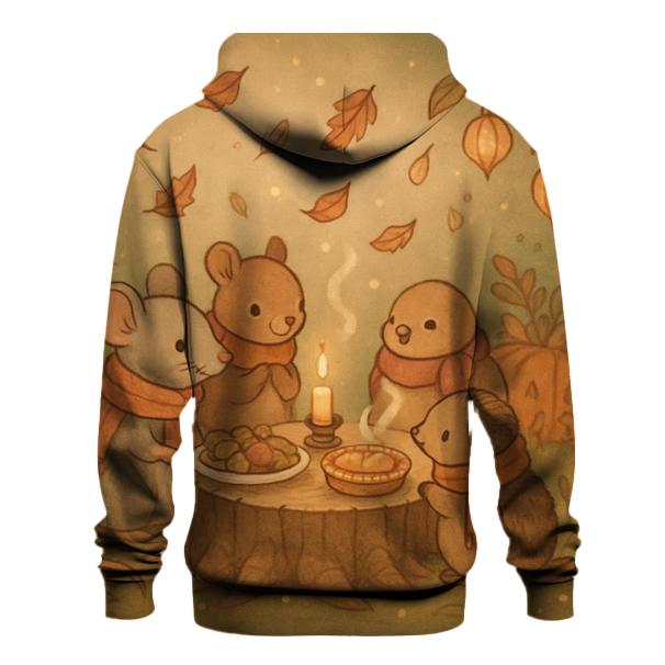 Woodland Friends Feast hoodies fashion