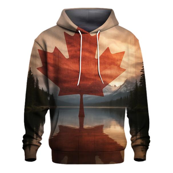 Maple Heart Reflection hoodie styles