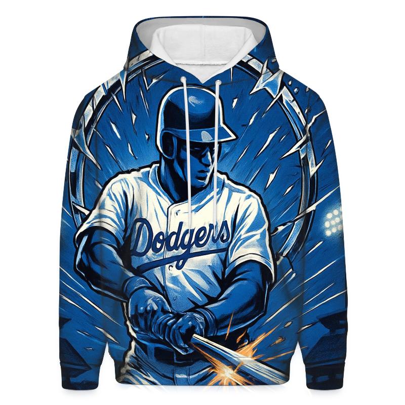 Chrome Batter Halo graphic hoodies