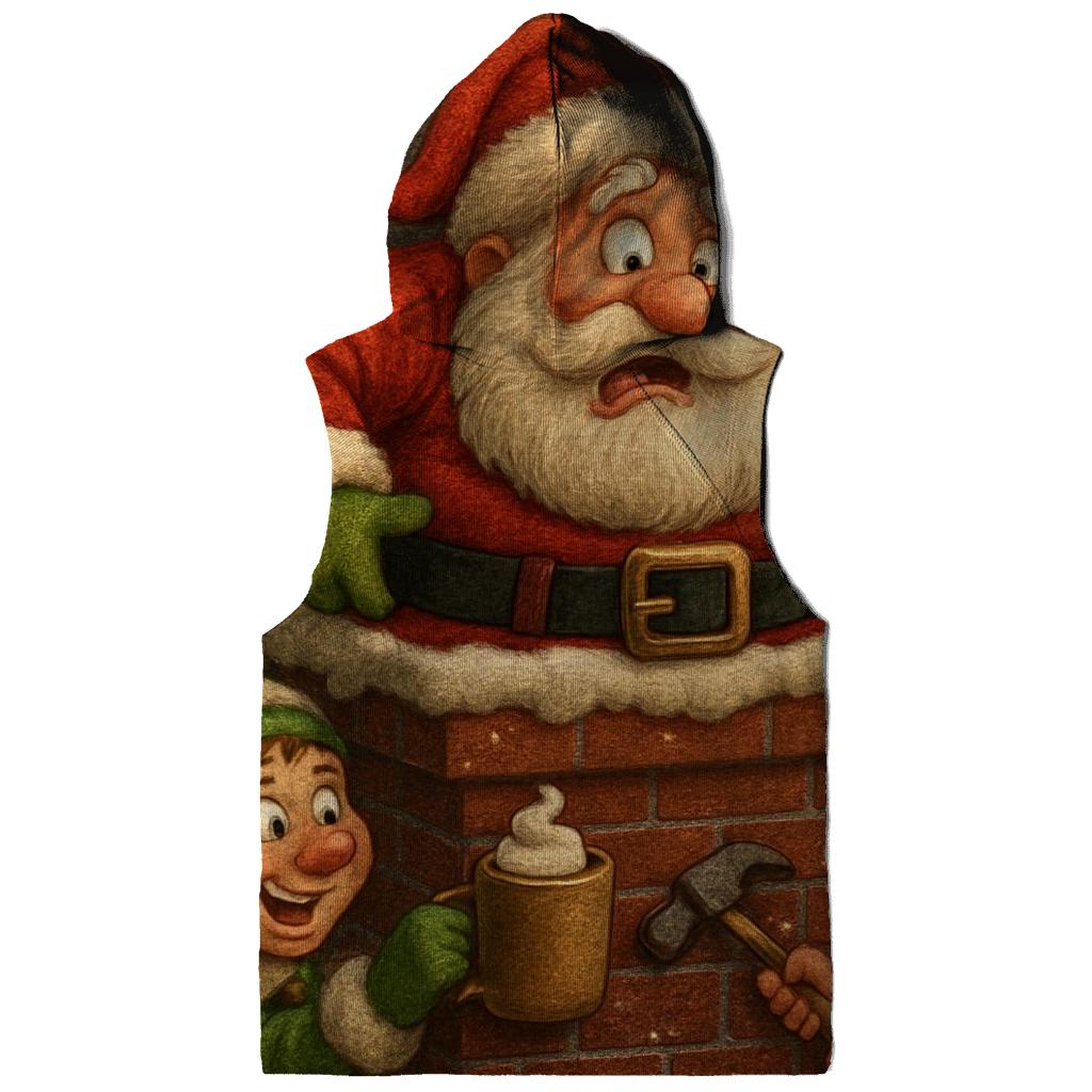 Santa Stuck Chimney Remix hoodie designs