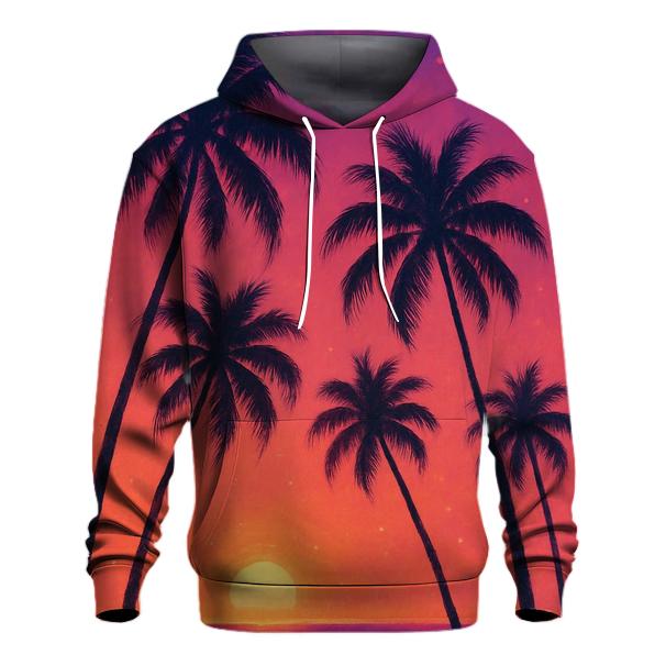 Coral Palms Afterglow hoodies fashion