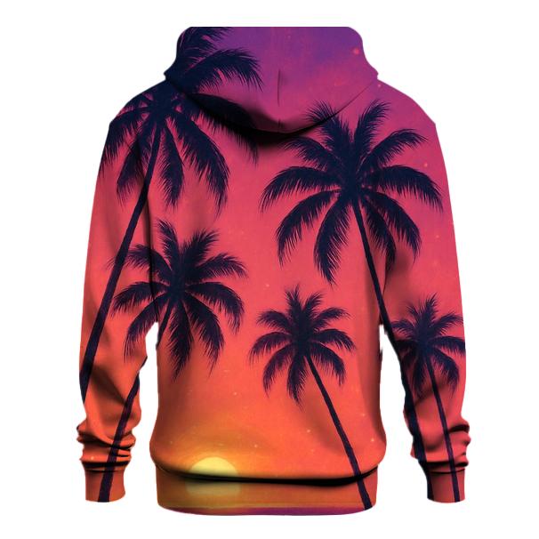 Coral Palms Afterglow hoodies fashion