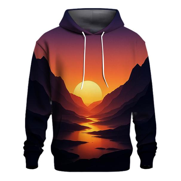 Golden Rift Vista embroidered hoodies