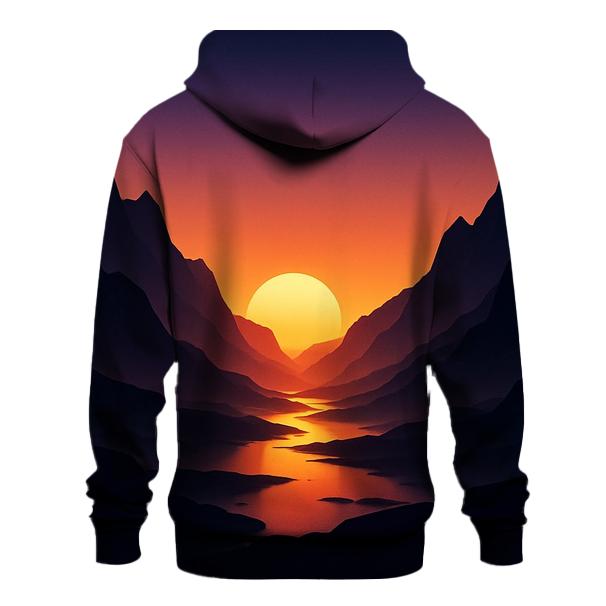 Golden Rift Vista embroidered hoodies