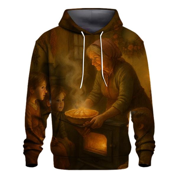 Cozy Cabin Pie Night heavyweight hoodies