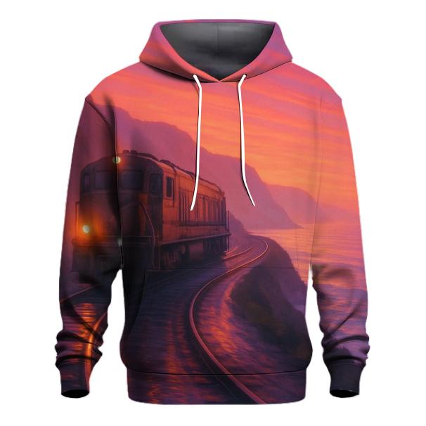 Dusklight Train Passage premium hoodies