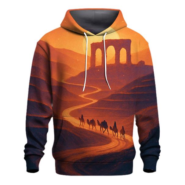 Silk Road Sundown graphic hoodies