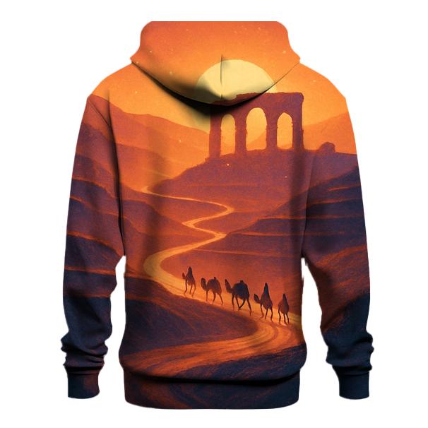Silk Road Sundown graphic hoodies