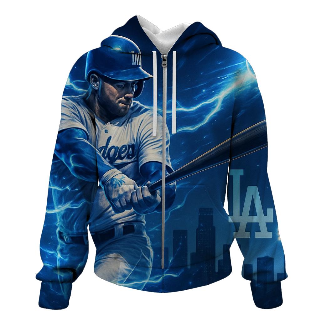 Blue Flash Swing hoodie styles