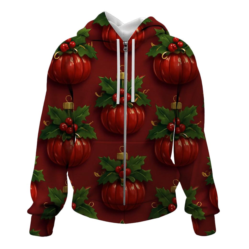Festive Pumpkin Ornament Grid On Crimson Background graphic hoodies