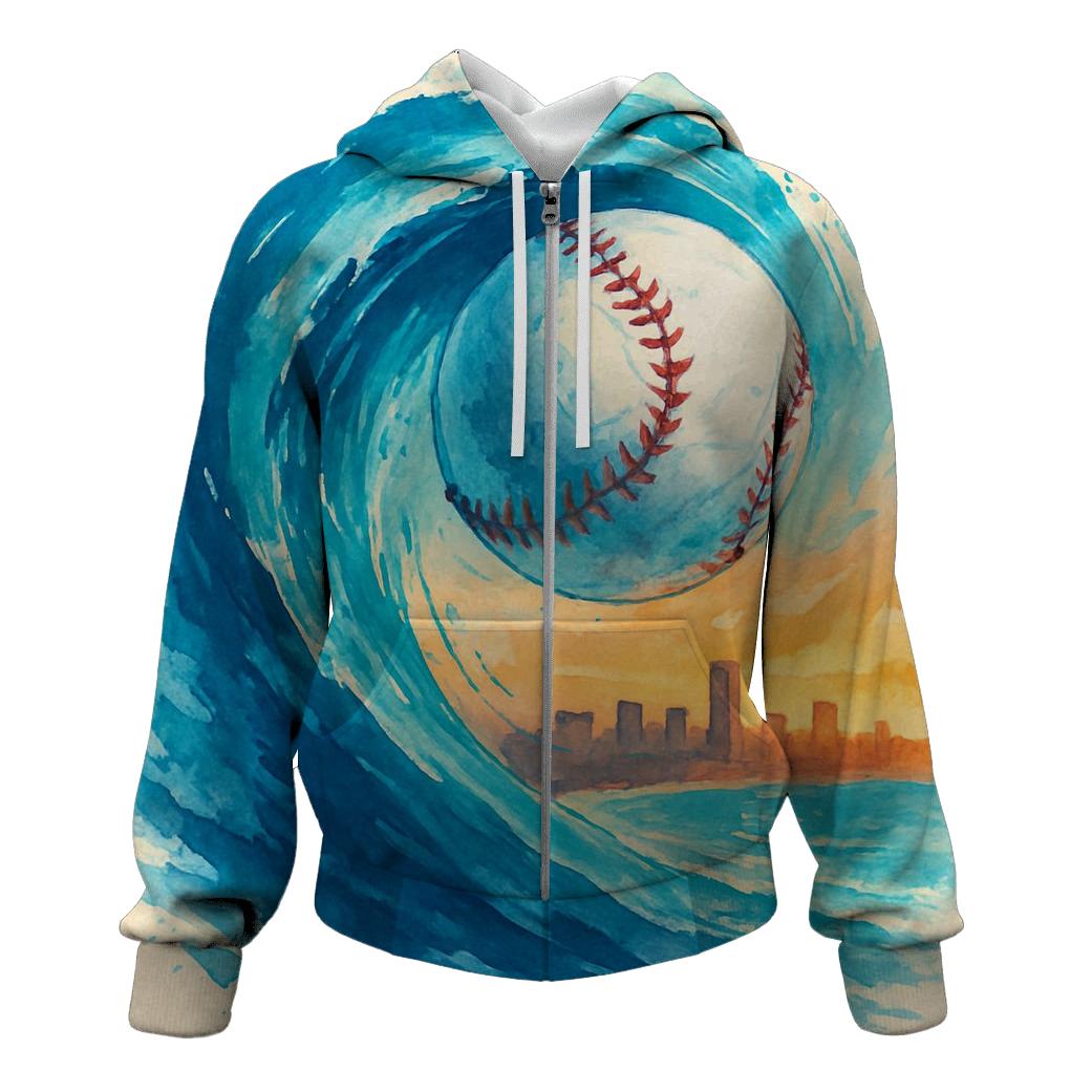 Coastline Curveball designer hoodies