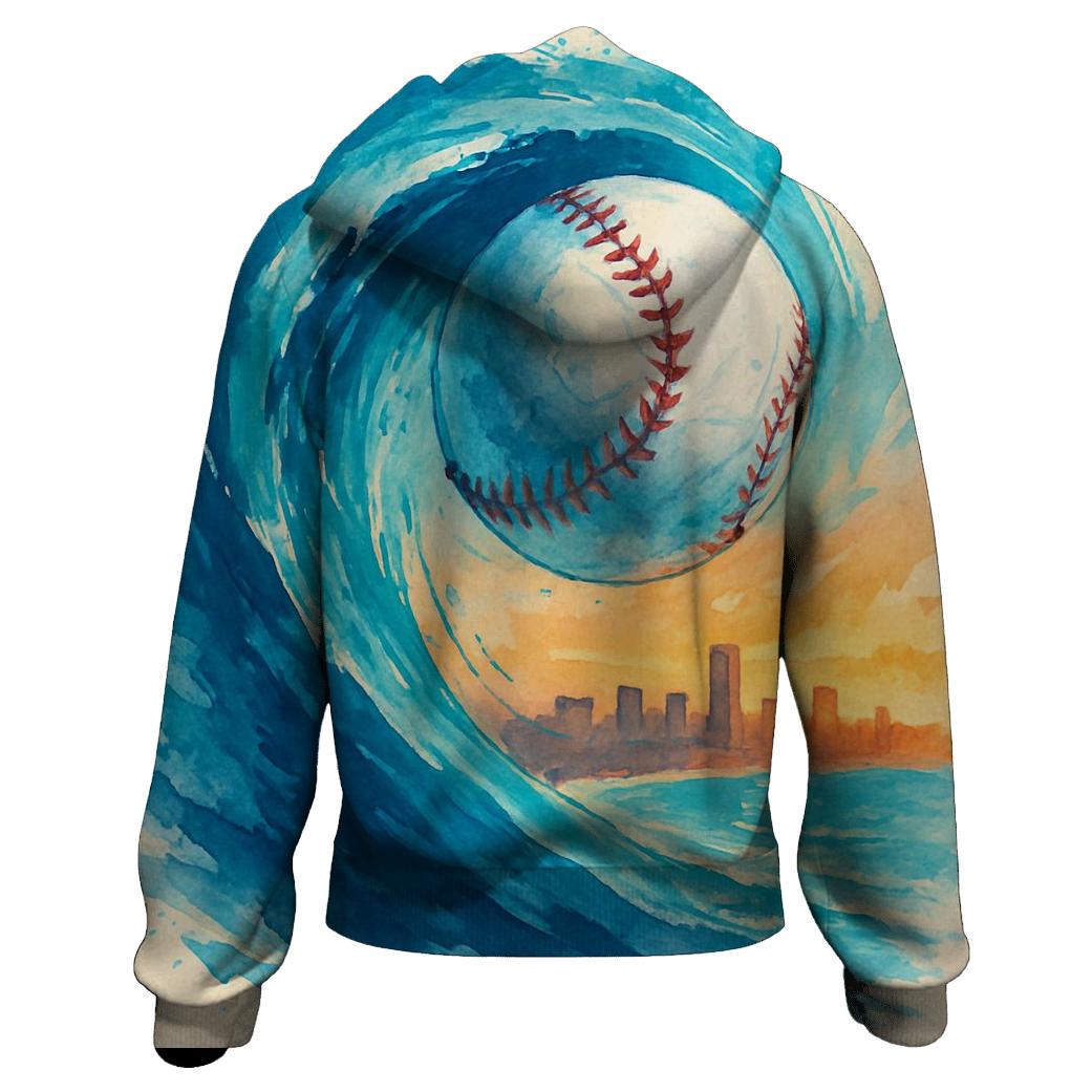 Coastline Curveball designer hoodies