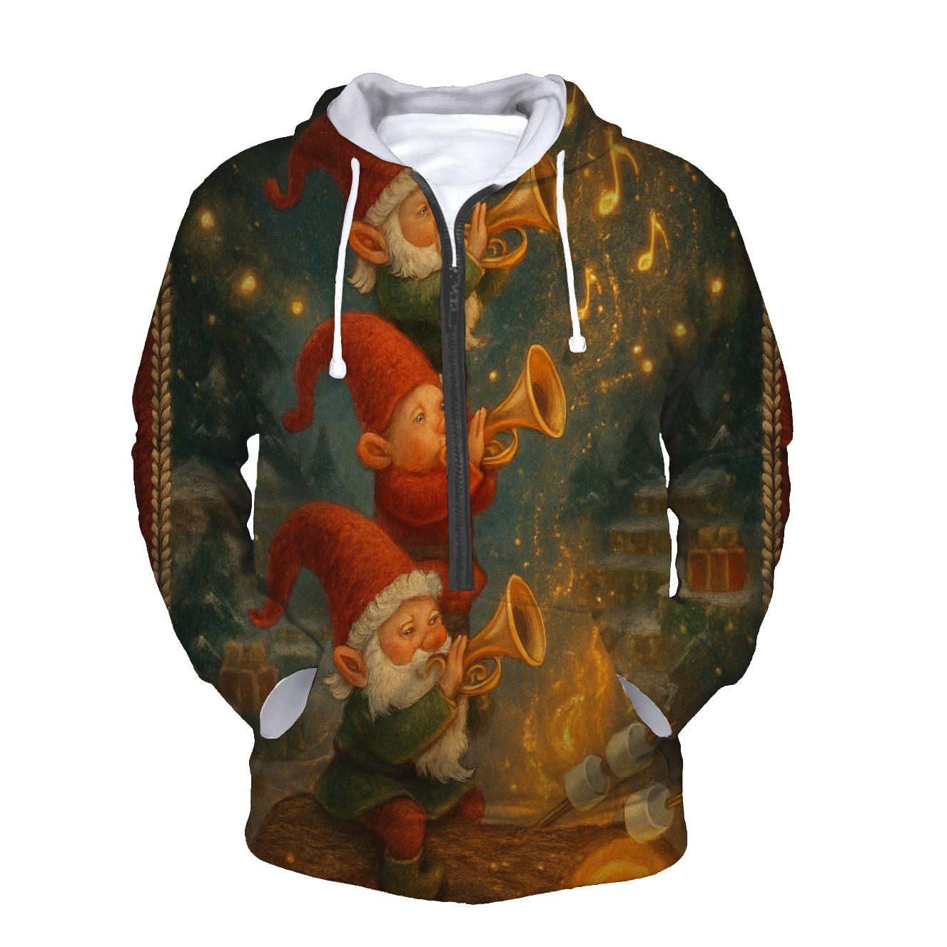 Gnome Yule Log Concert lightweight hoodies