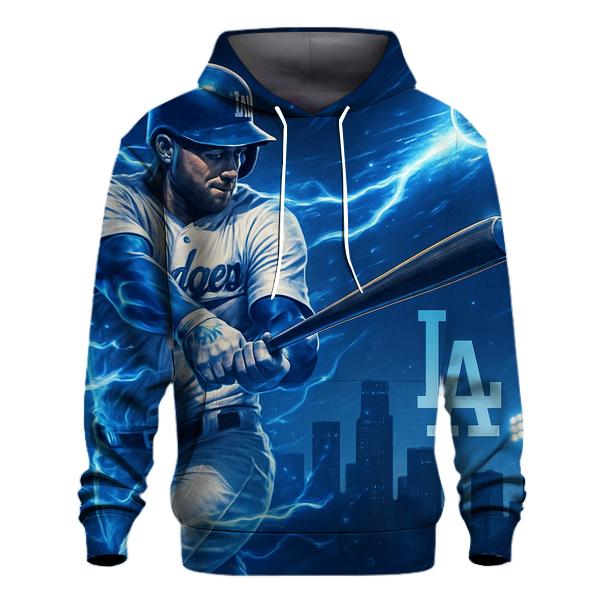Blue Flash Swing premium hoodies