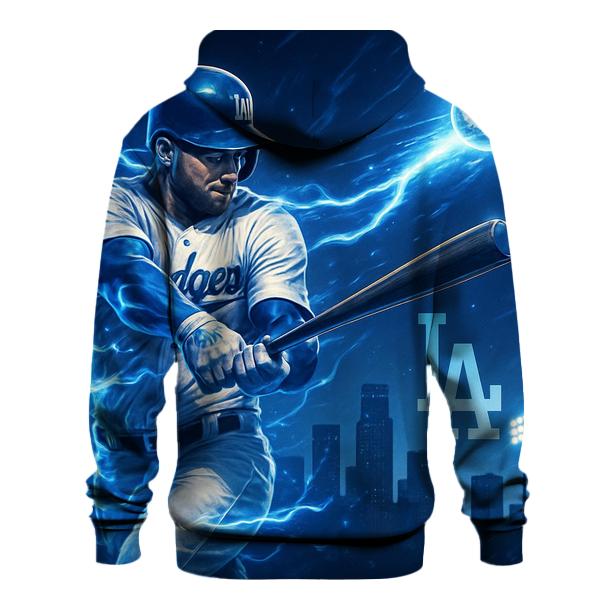 Blue Flash Swing premium hoodies